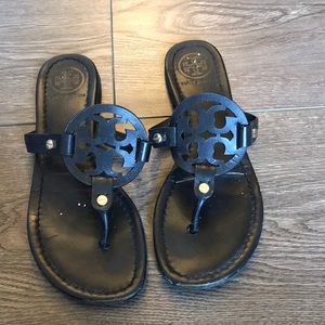 Tory Burch Black Flip Flops